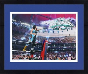Framed Bayley WWE Autographed 16" x 20" 2024 Royal Rumble Pointing Photograph - Picture 1 of 1