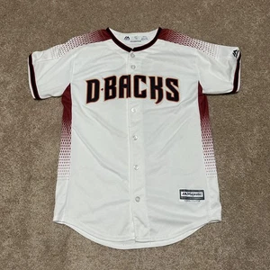 Arizona Diamondbacks Jersey Youth Large White MLB Baseball Greinke 21 Cool Base - Picture 1 of 9