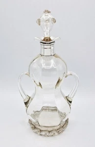 JAMES POWELL JARRA MONTADA EN PLATA ESTERLINA VIDRIO Londres 1894 WILLIAM HUTTON - Imagen 1 de 11