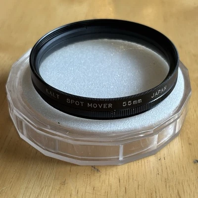 Vintage Vivitar KALT Spot Mover 55mm Clear Lens Filter Japan - Image 1 of 3