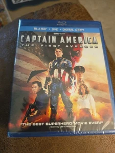 Captain America: The First Avenger (Blu-ray/DVD, 2011, 2-Disc Set, Includes... - Picture 1 of 2