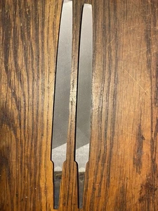 Lot 2 New 6" Nicholson Flat Bastard Files Tools Woodworking Machinist USA - Picture 1 of 7
