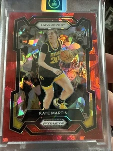 2024 Panini Prizm Draft Picks - Kate Martin #62 Red Ice Prizm (RC) - Foto 1 di 6