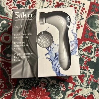 全新 Silk'n Swirl 面部清洁强力刷 + 额外刷 密封,全新   — 第 1/2 张图片