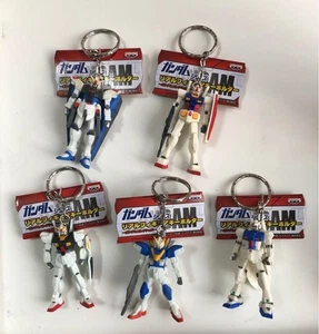 Mobile Suit Gundam figure key chain Lot 5 set rare retro Japan anime m640 2 - Picture 1 of 3