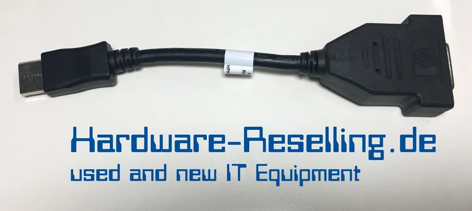 HP DisplayPort To DVI-D Adapter New OVP 481409-001 481409-002 FH973AA 662727-001 - Image 1 of 4