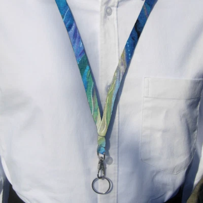 Cordón Océano Ártico, Azul, Púrpura, Maestro, Gran Regalo, Porta Insignia, Llavero Foto 1 de 3