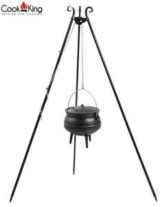Gusseisenkessel 13 L Con Treppiedi Base H 180 CM Pentola per Gulash Per Cottura - Foto 1 di 7