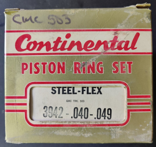 Continental 3942 .040 Piston Ring Set fits 1939-62 GMC Truck 503 V6 4-9 ...