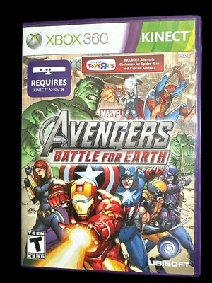 Marvel Avengers Battle for Earth (Xbox 360) Kinect Game Complete Clean Game Disc - Image 1 of 3