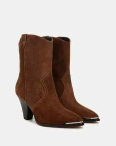 Veronica Beard Cody Suede Women's Western Bootie-J2448L2- Size 9 - Picture 1 of 15