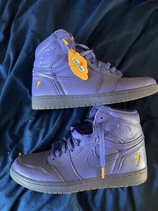 Size 10 - Jordan 1 Retro High OG G8RD Gatorade Pack, Grape 2017 - Picture 1 of 1