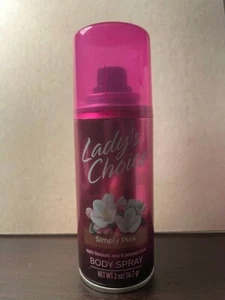 LADYS CHOICE SIMPLY PINK - APPLE BLOSSOM, ROSE & JASMINE SCENT - 2 oz. BRAND-NEW - Picture 1 of 2
