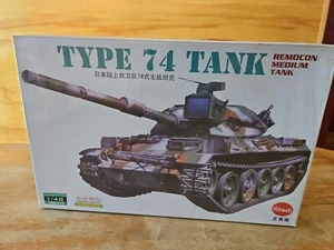 Kitech 1/48 Model Kit Type 74 Tank Remocon Medium Tank NEW SEALED - Picture 1 of 4
