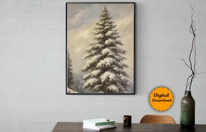 Digital Image Picture Wall art Christmas tree for living room and bead room - Picture 1 of 4