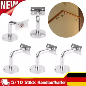 5~10 Edelstahl Handlaufhalter Handlaufträger Wandhalter Treppe Handlauf Geländer - Bild 1 von 12