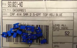 Icom Trimmer Capacitor 6pF, IC-R70, IC-1271 - Picture 1 of 4
