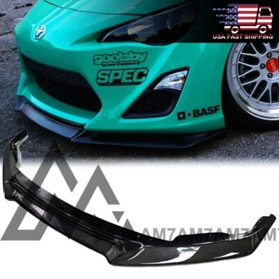 HT Style Carbon Fiber Front Lip For 2012 2013 2014 2015 2016 Scion FR-S FT86 ZN6 — 第 1/4 张图片