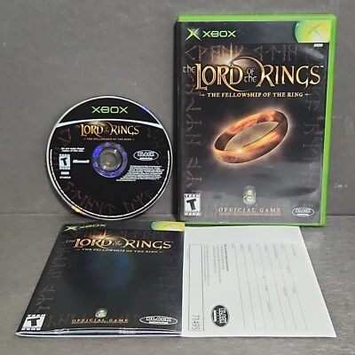 Lord of the Rings Fellowship of the Ring XBOX Complete Video Game - Image 1 of 4
