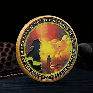 Moneda Desafío Bombero Excelente Regalo - Imagen 1 de 3