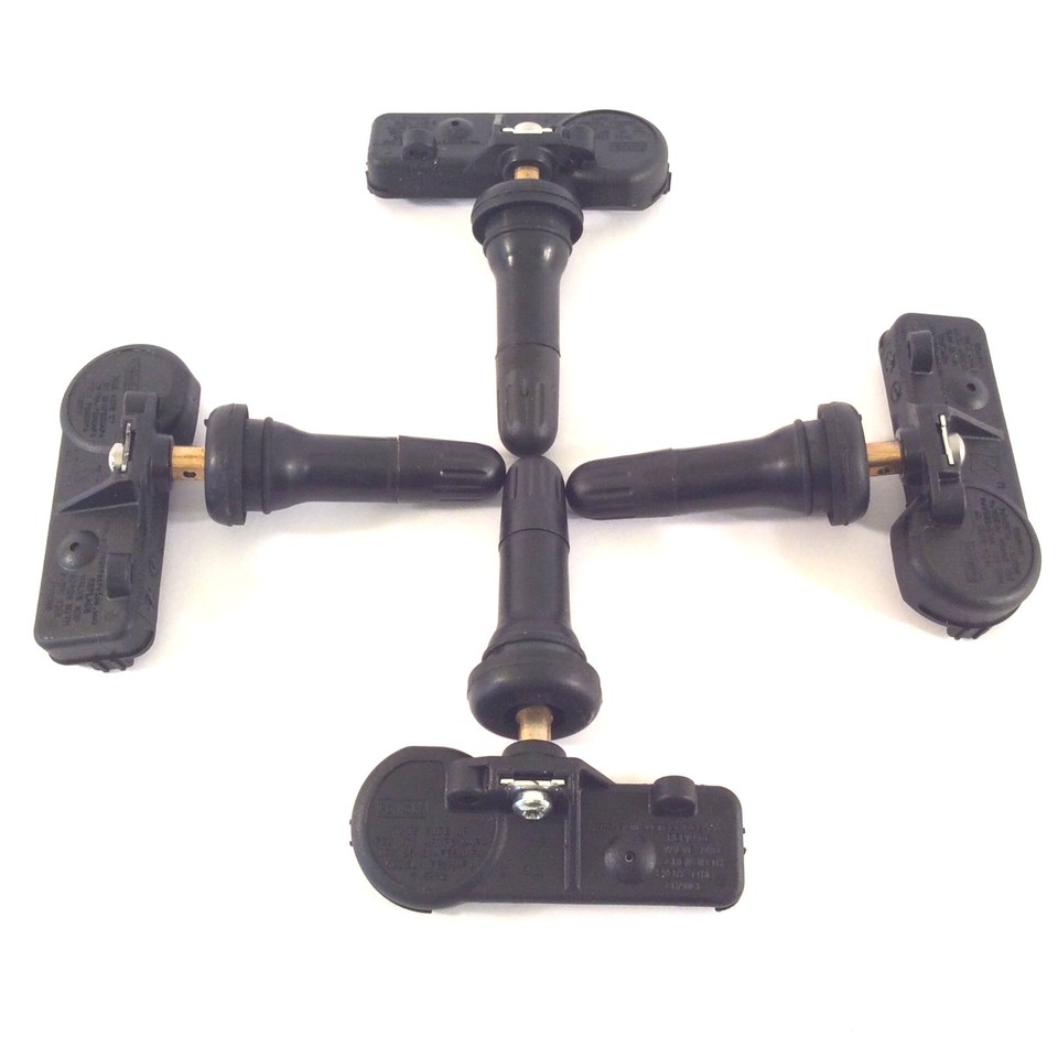 Set of 4 Ford TPMS Tire Air Pressure Sensors DE8T-1A180-AA CM5T-1A180-AA OEM 