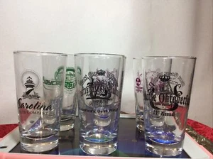 Beer Glasses Lot Of 6 Charlotte Oktoberfest Carolina Beer Co. Jaycees Beer Fest - Picture 1 of 10