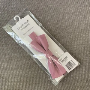Calvin Klein Sustainable Men's Bow Tie Guava Pink Solid - Picture 1 of 4