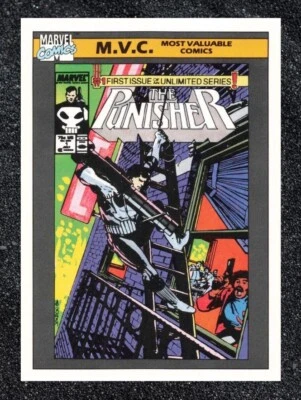 1990 Impel Marvel Universe Series 1 Trading Card Punisher Series II #1 #127 - Image 1 of 2