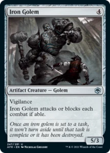 Iron Golem X4 (Adventures in the Forgotten Realms (2021)) MTG (NM) *CCGHouse* Ma - Bild 1 von 1