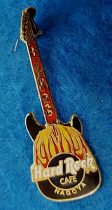 NAGOYA JAPAN GRAND OPENING BLACK FENDER STRATOCASTER GUITAR Hard Rock Cafe PIN - Picture 1 of 1