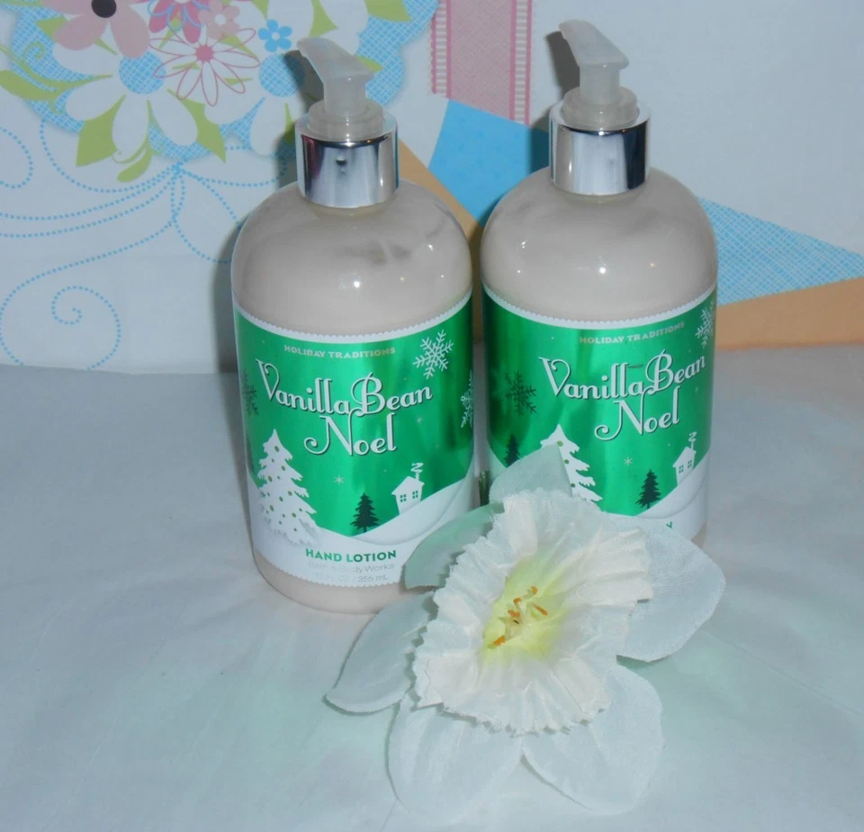 Loción para manos Bath & Body Works Vanilla Bean Noel 12 oz. Bomba X 2 MUY RARA Foto 1 de 1