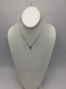 $98 Judith Jack Sterling silver over gold pave cross J51 - Picture 1 of 4