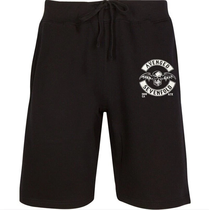 Pantalones Cortos Avenged Sevenfold Banda de Metal Pesado Negro Polar Foto 1 de 1