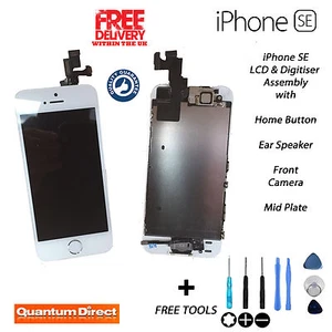Neuf IPHONE Se Complet Pré Assemblé Retina LCD Numériseur Écran Tactile - Blanc - Photo 1 sur 9