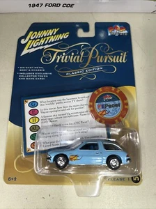 Johnny Lightning POP Culture1976 AMC PACER Blue Trivial Pursuit 1:64 Diecast NIB - Picture 1 of 3