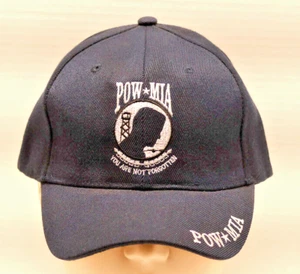 P.O.W. Mütze "You Are Not Forgotten", blau, US-Militär, kostenloser Versand - Bild 1 von 2