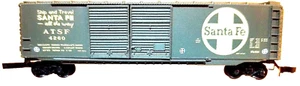Z MTL 13718 50ft Box Car Double Doors Santa Fe/ATSF - Picture 1 of 4