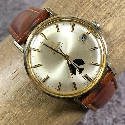 Vintage Omega Men Rockwell International Space 14K Gold Filled Automatic Watch - Image 1 of 4