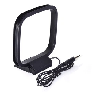 AM FM Loop Antenna 3.5mm male Mono channel connector for Audio Radio Home System - Picture 1 of 5