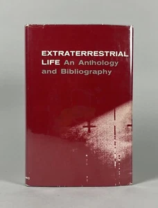 1966 Extraterrestrial Life An Anthology Bibliography 1st Ed. Shneour Ottensen - Picture 1 of 6