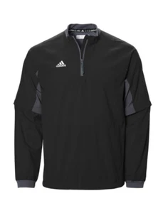 $ 70 Adidas Herren Climate Fielders Choice wandelbare 1/4 Reißverschluss Jacke schwarz XS  - Bild 1 von 5
