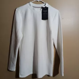 NWT Fioboc Men’s Long Sleeve Shirt Pima Cotton, Size Small White - Picture 1 of 10