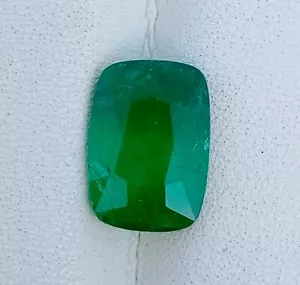 5Carat Natural Cut Emerald Green Color Emerald Loose Gemstone From Pakistan Swat - Picture 1 of 12