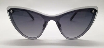 Swarovski SK 200 Silver/Grey Smoke 16B Metal Cat Eye Sunglasses Frame W/Stones - Изображение 1 из 4