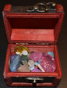 Super Cute Pirate's Treasure Chest Full of Treasure! - Picture 1 of 10