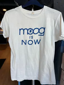 Vintage Moog "Moog Is Now" T Shirt - Picture 1 of 4