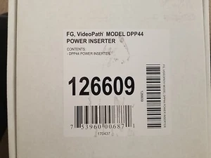 DP Plus Video Path Power Inserter Model DPP44 126609 (OPEN BOX) - Picture 1 of 5