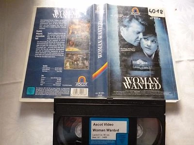 WOMAN WANTED  Holly Hunter und Kiefer Sutherland  FSK frei ab 16 Jahre VHS gebr. - Bild 1 von 4