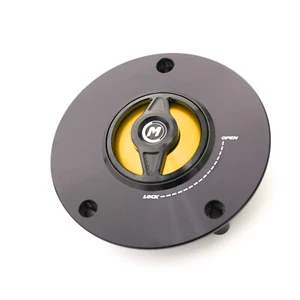 Gold REVO-B Quick Lock Fuel Cap For GSX-R 1000 03 04 05 06 07 08 09 10 11 12 13 - Bild 1 von 5