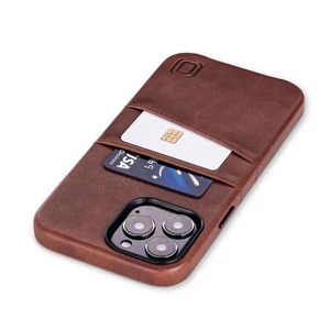 Dockem iPhone 13, 13 Pro, Pro Max Exec M2 Wallet Case; 2 Slots, Metal Plate - Picture 1 of 40